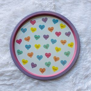 Valentine's Tin Heart Tray